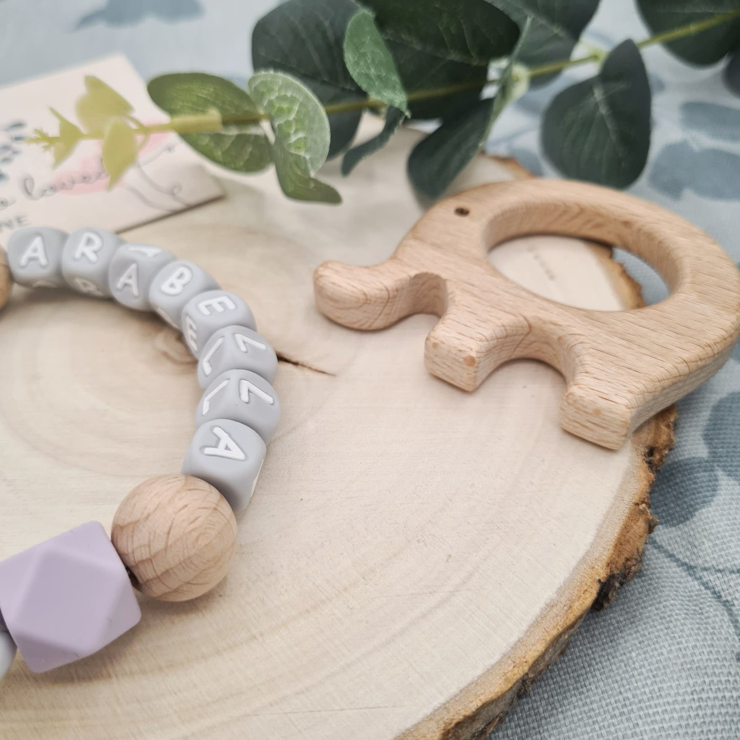 Silicone Bead Dummy Clip Elephant