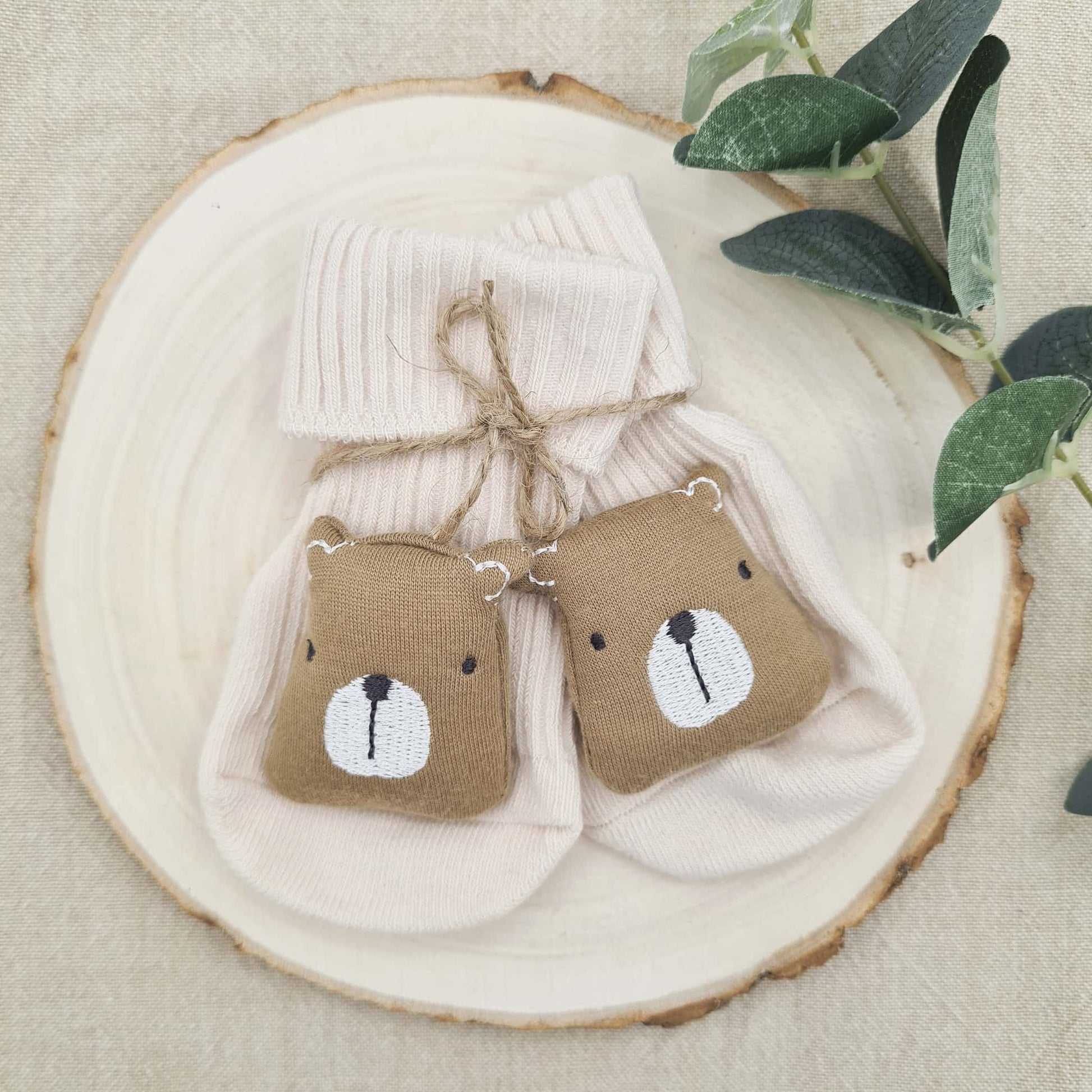 Newborn Baby Socks Bear Gift